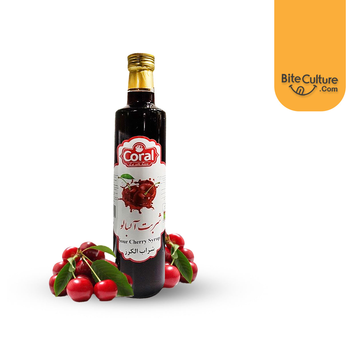 Coral-Sour Cherry Syrup 500 ml