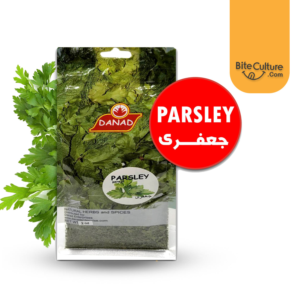Danad-Dried Herbs Parsley 2 Oz 57 Gr