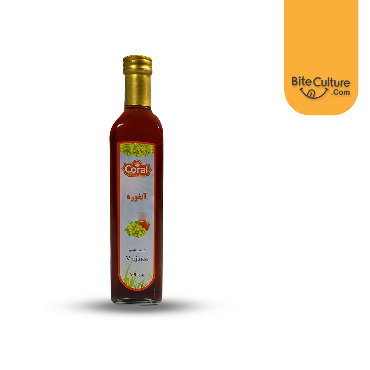 Coral Juice Verjuice Unripe 450 ml 15.2 Fl Oz