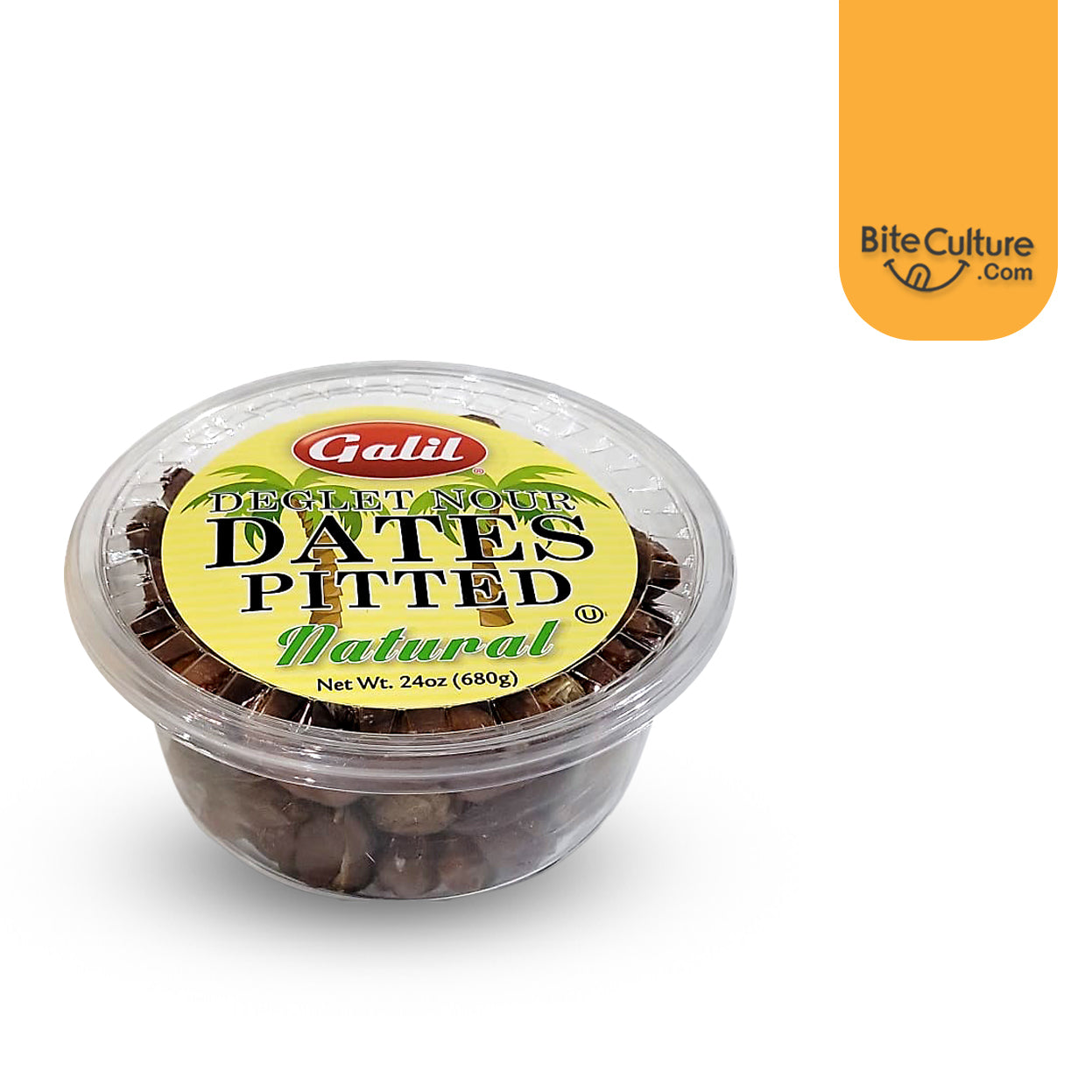 Galil Deglet Nour-Dates Pitted 24 oz 680 Gr