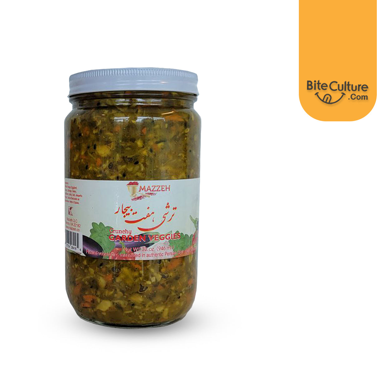 HOMA-Pickles Crunchy Garden Vegetables-Haft bijar-Torshi 32 Oz 946 ml