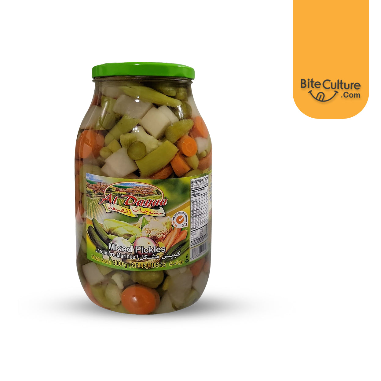 Al Dayaa-Mixed Pickled 105 Oz 3000 Gr