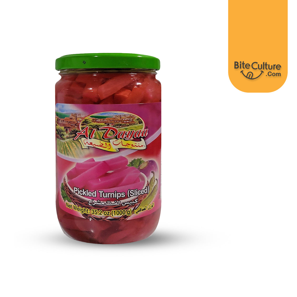 Al Dayaa-Pickled Turnips Sliced 35.2 Oz 1000 Gr