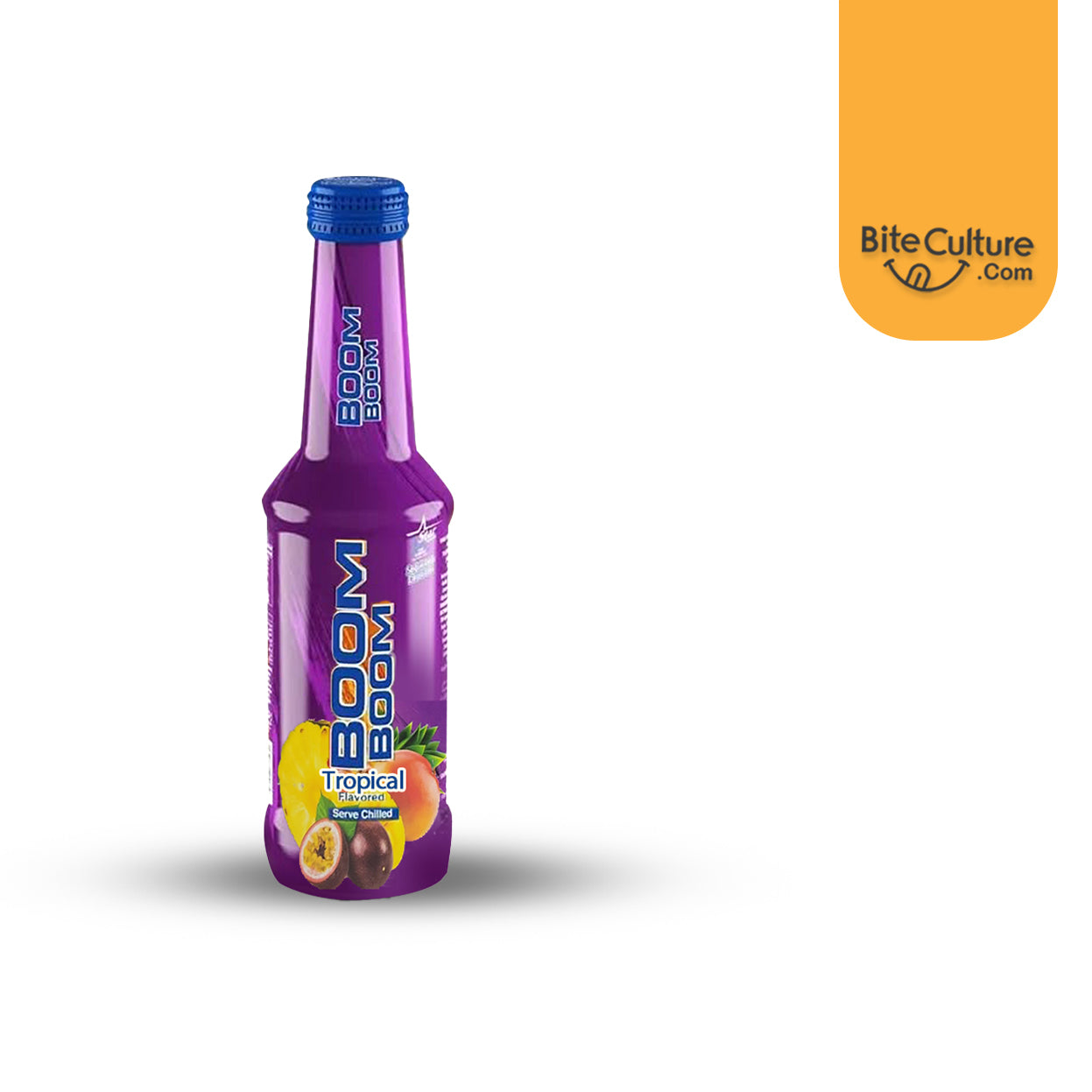 BoomBoomStar-Tropical Flavored Carbonated Drink 250 ml (8.5 Oz)