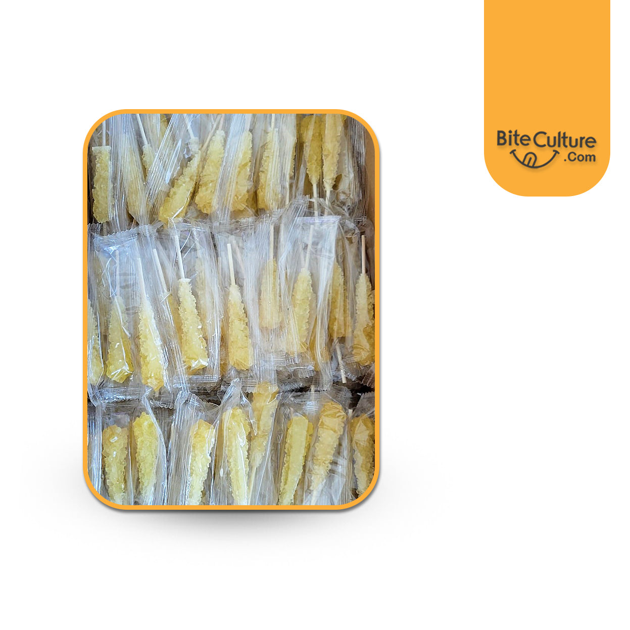 Nabat-Saffron Rock Candy on Stick-Individual Warp 1LB