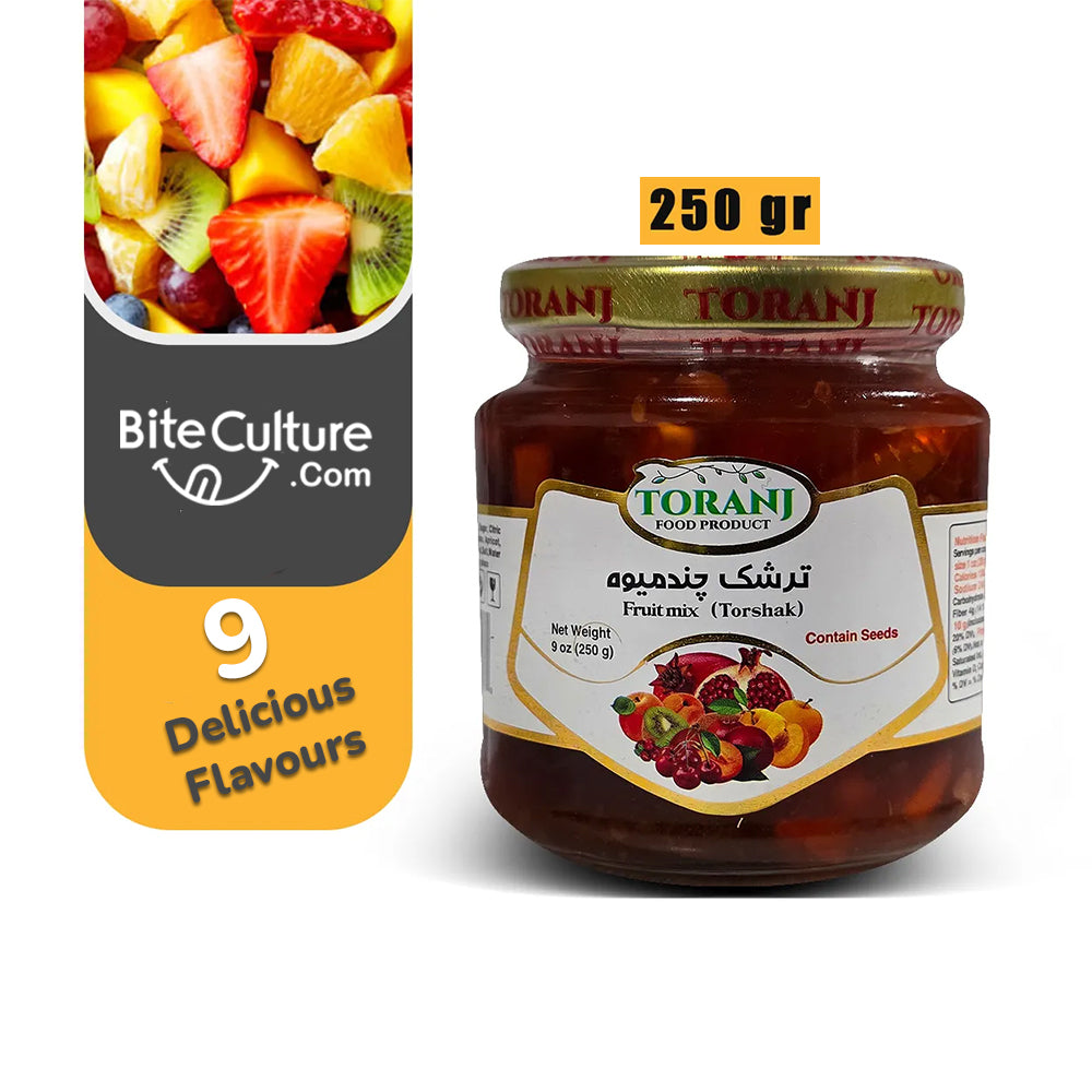 Toranj-Torshak -9 flavours- 250 Gr