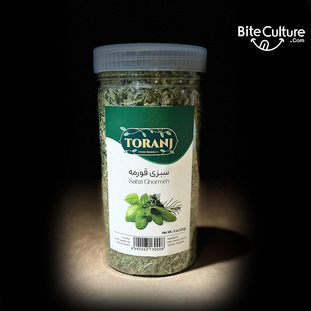 Toranj Dried Herb Mixe for Ghormeh Sabzi Jar 140 g