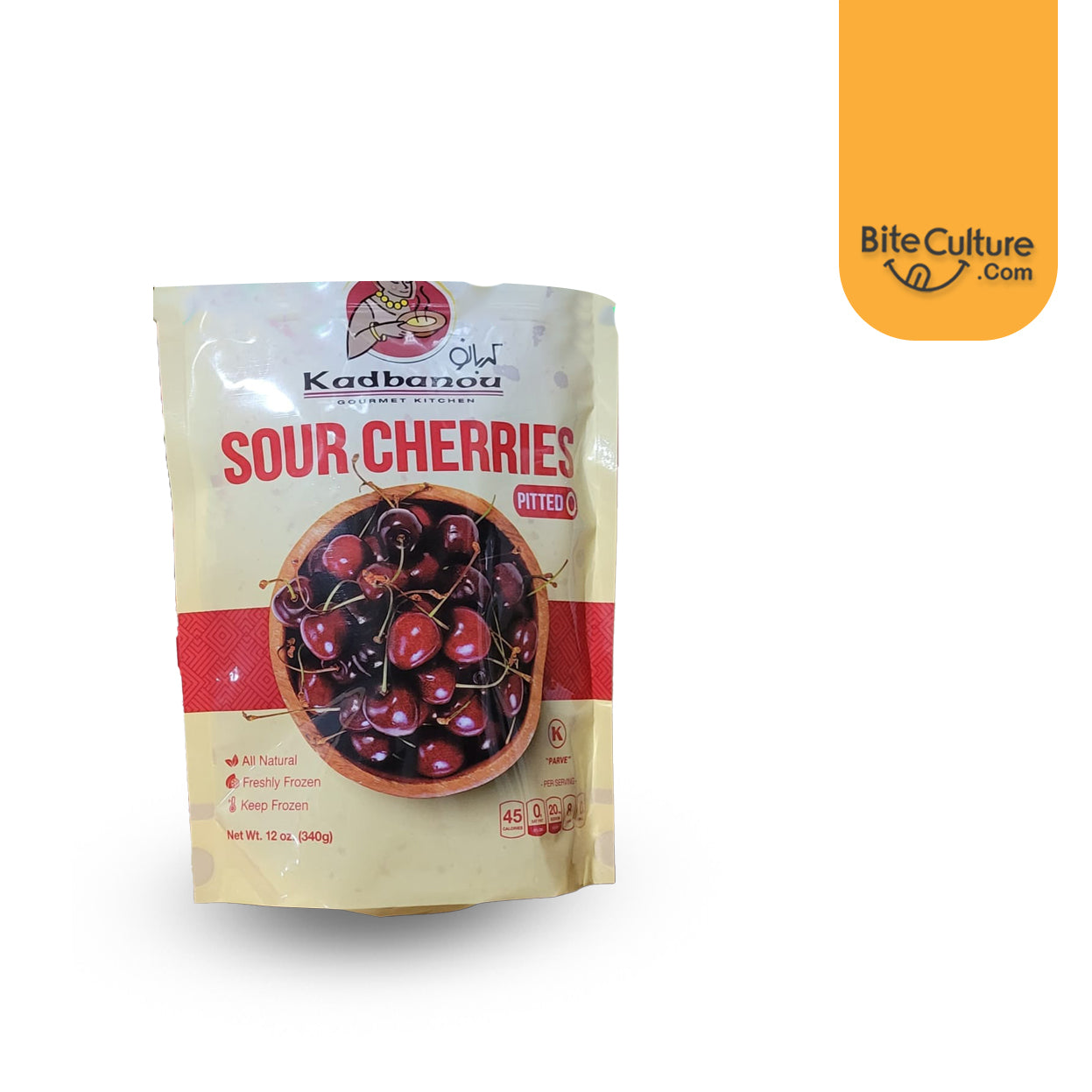 Kadbanou-Albaloo-Sour Cherries 12 oz 340 gr