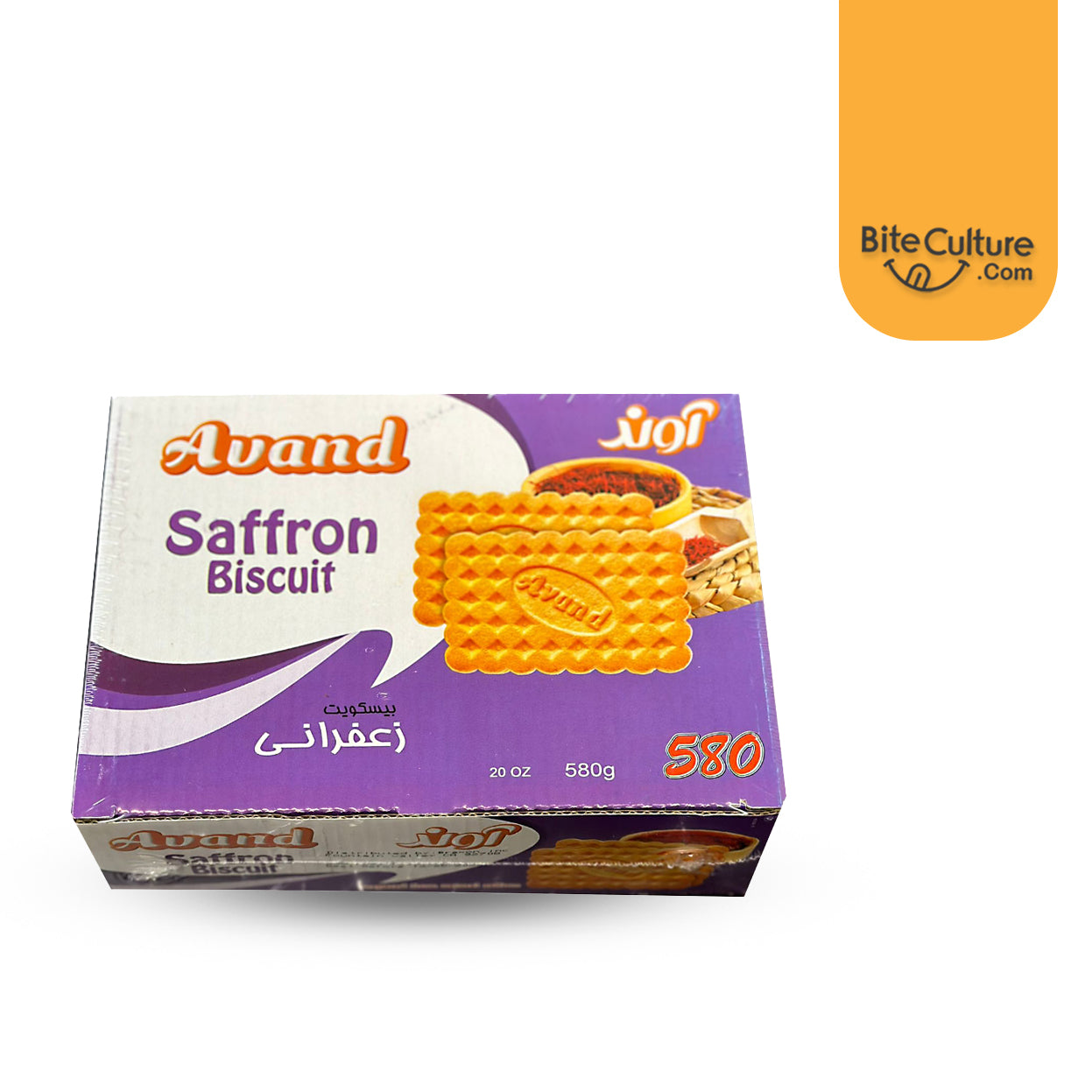 Avand-Biscuit Saffron 20 Oz 580 Gr