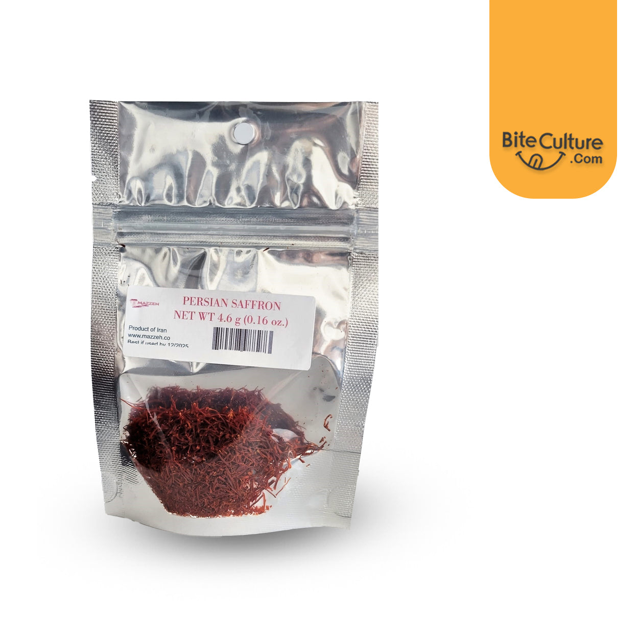 Persian Saffron Net Wt 4.6 G (0.16 0z) in Bag