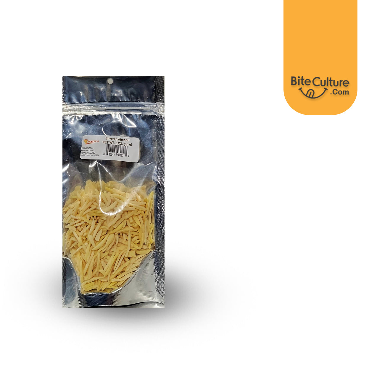 Slivered Almond NET WT. 3 0Z. (85 g)