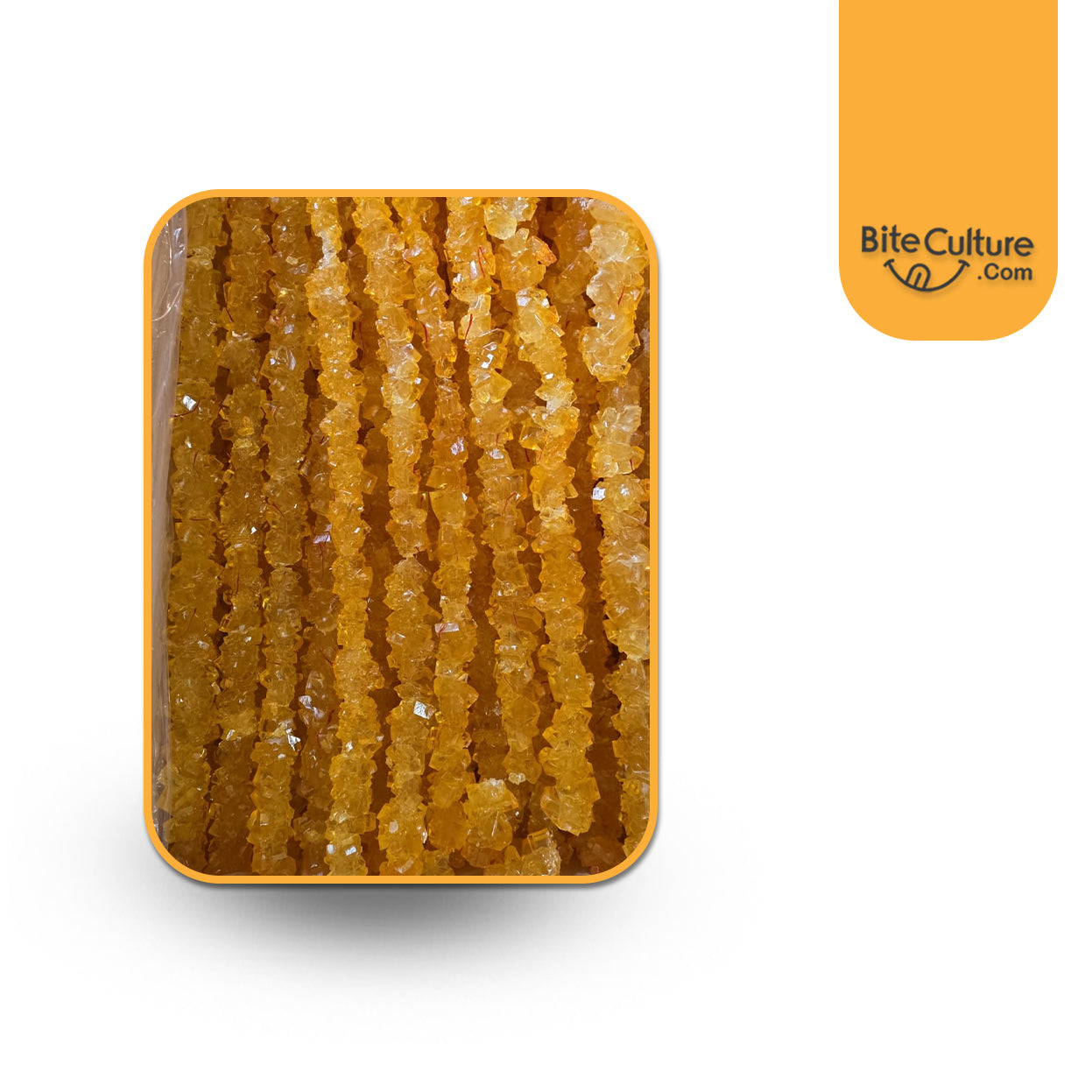 Nabat -Saffron Rock Candy 1 Lb