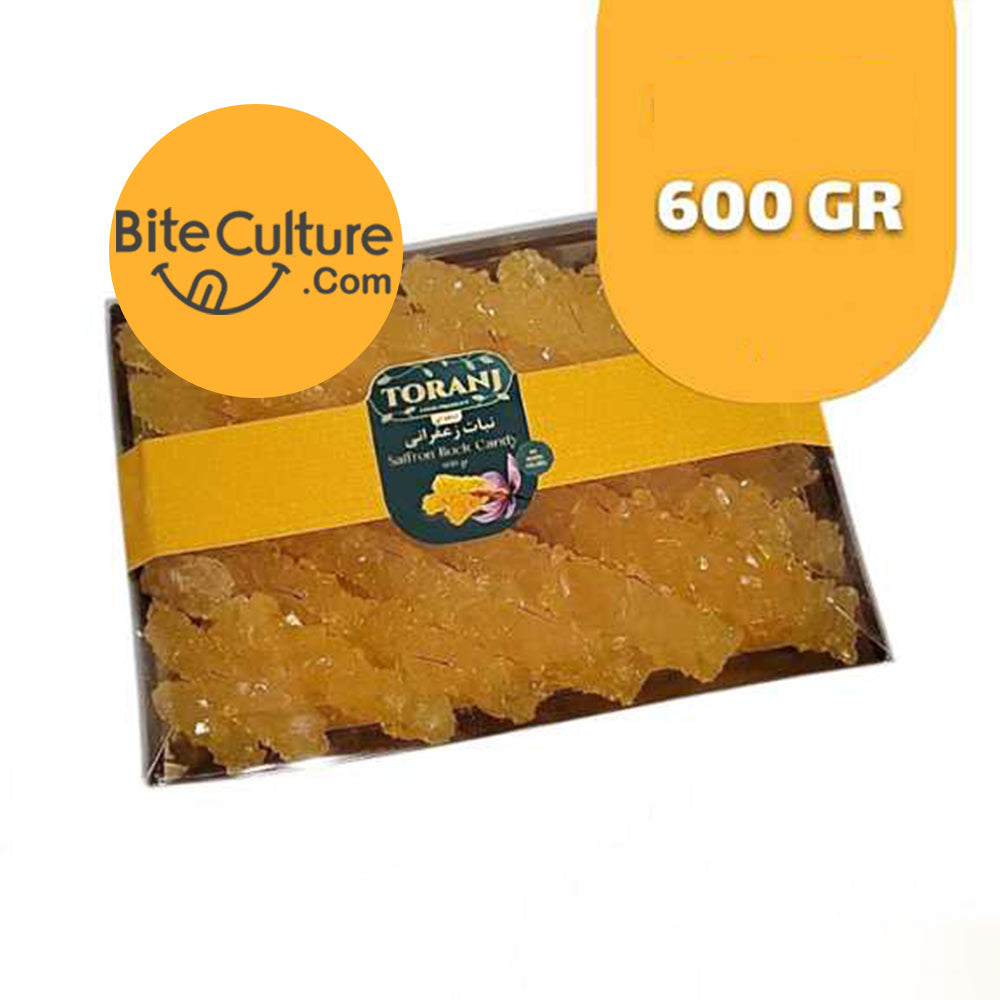 Toranj Nabat-Saffron Rock Candy- 600gr
