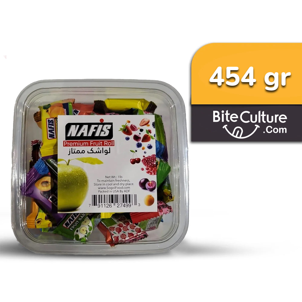Nafis-Toffee Lavashak-Permium Fruit Roll 454gr