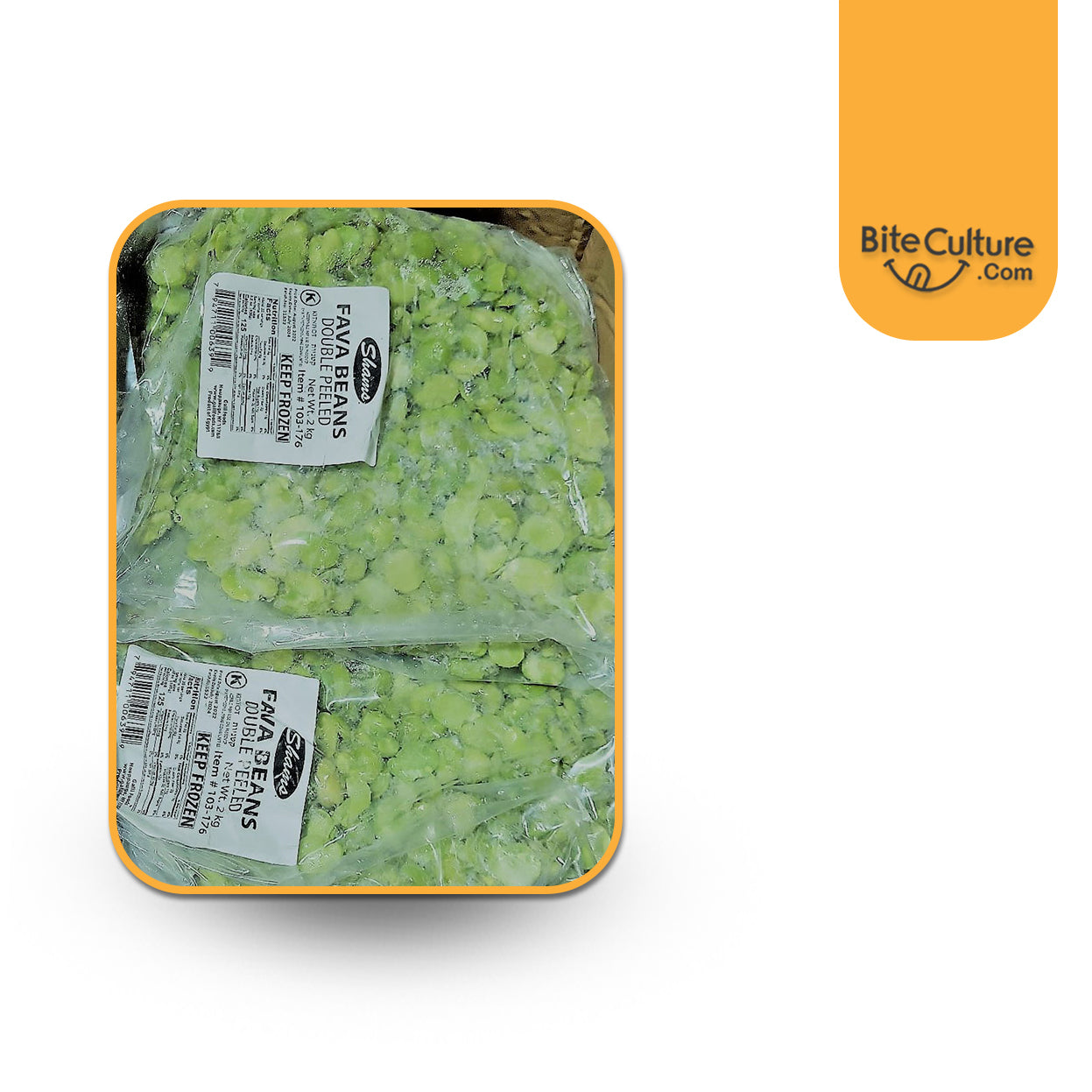 Shams-Frozen Double Peeled Fava Beans 2 KG