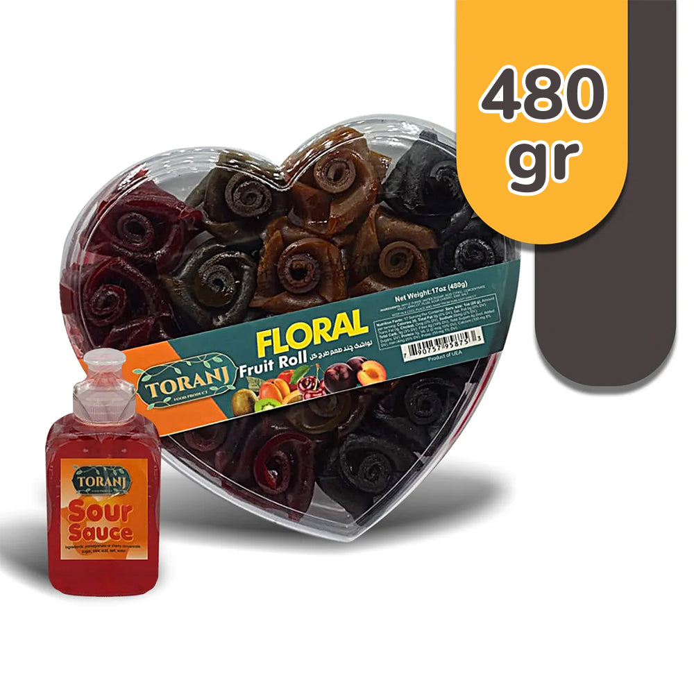 Toranj-Fruit Roll Floral-Lavashak-17 oz 480 Gr
