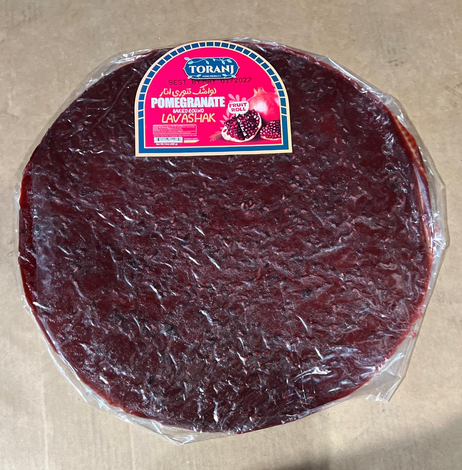 Toranj Round Pomegranate Fruit Roll
