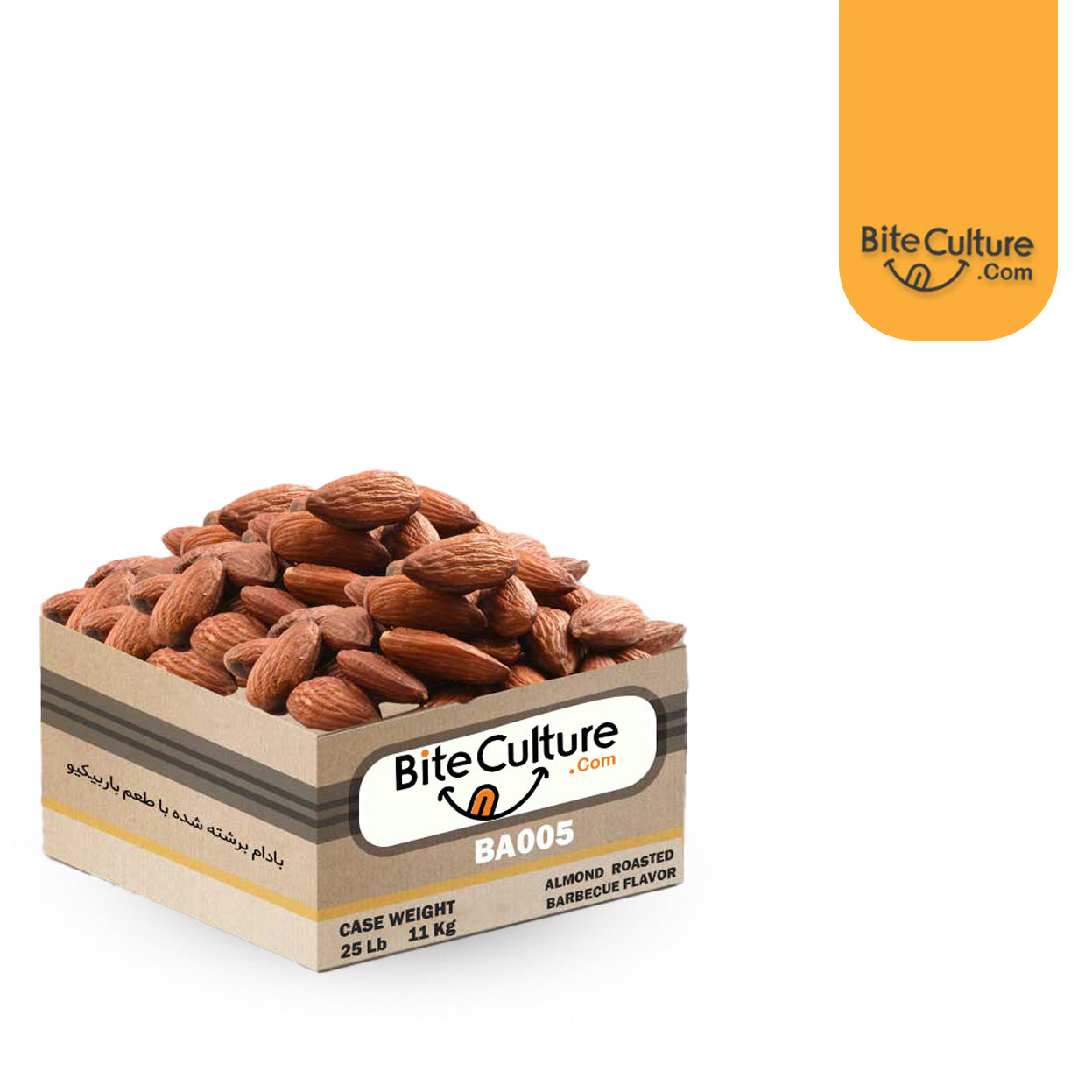 Almond Roasted Barbecue (B.B.Q) Flavor 1Lb