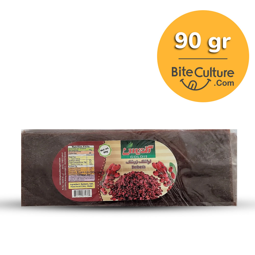 Goldis-Fruit Roll-Lavashak-6 flavours- 90 gr