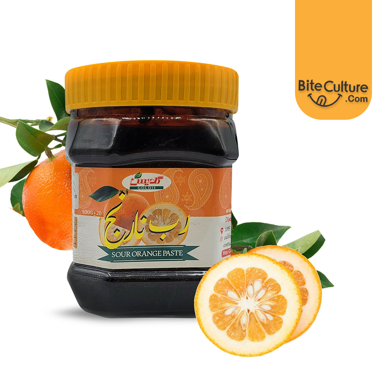 Goldis-Sour Orange Paste 500 Gr