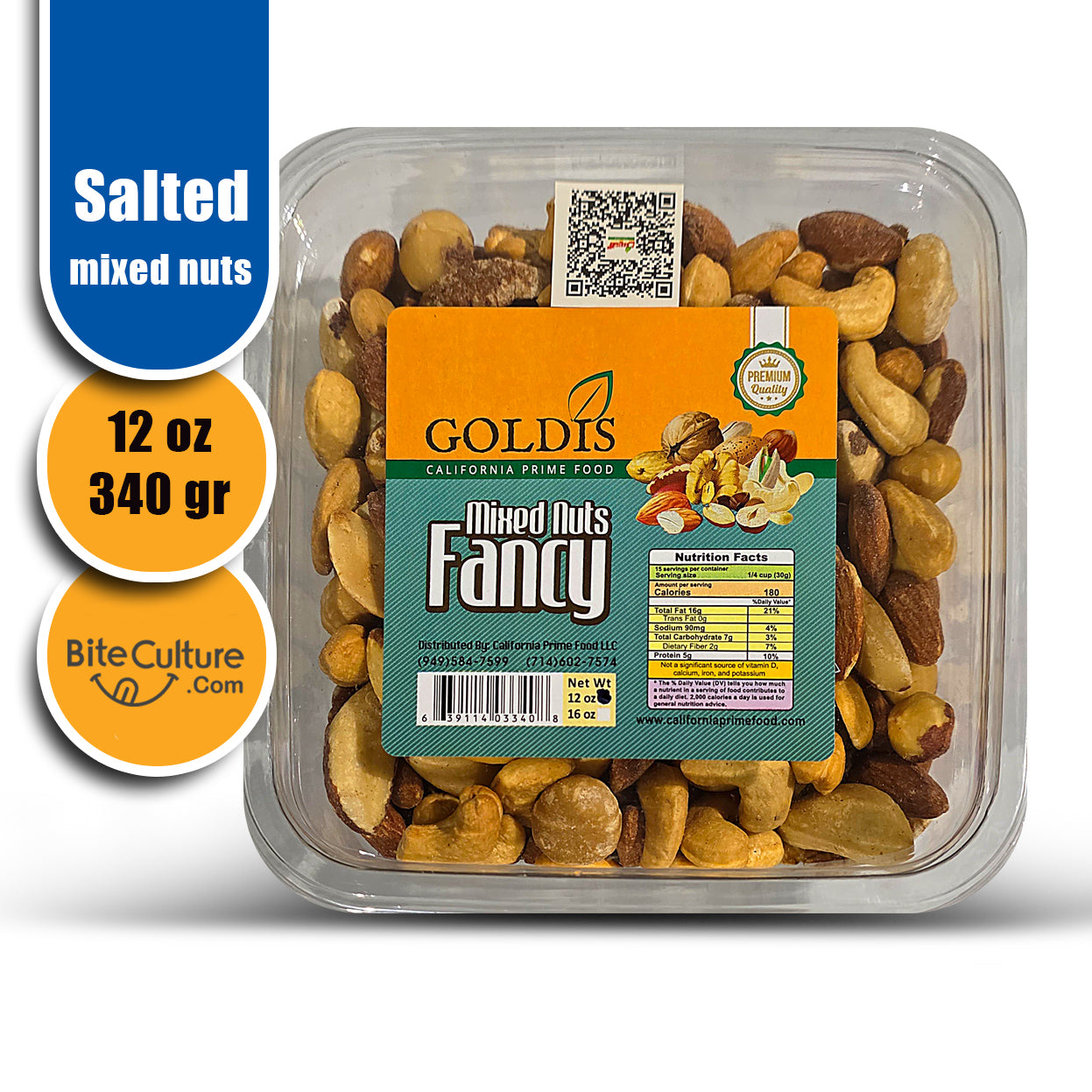 Goldis-Mix Nuts Fancy 12 oz 340 g