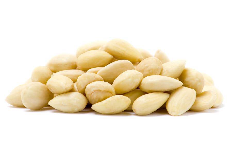 Mazzeh-Almond Blanched Whole 25 Lb 11 Kg