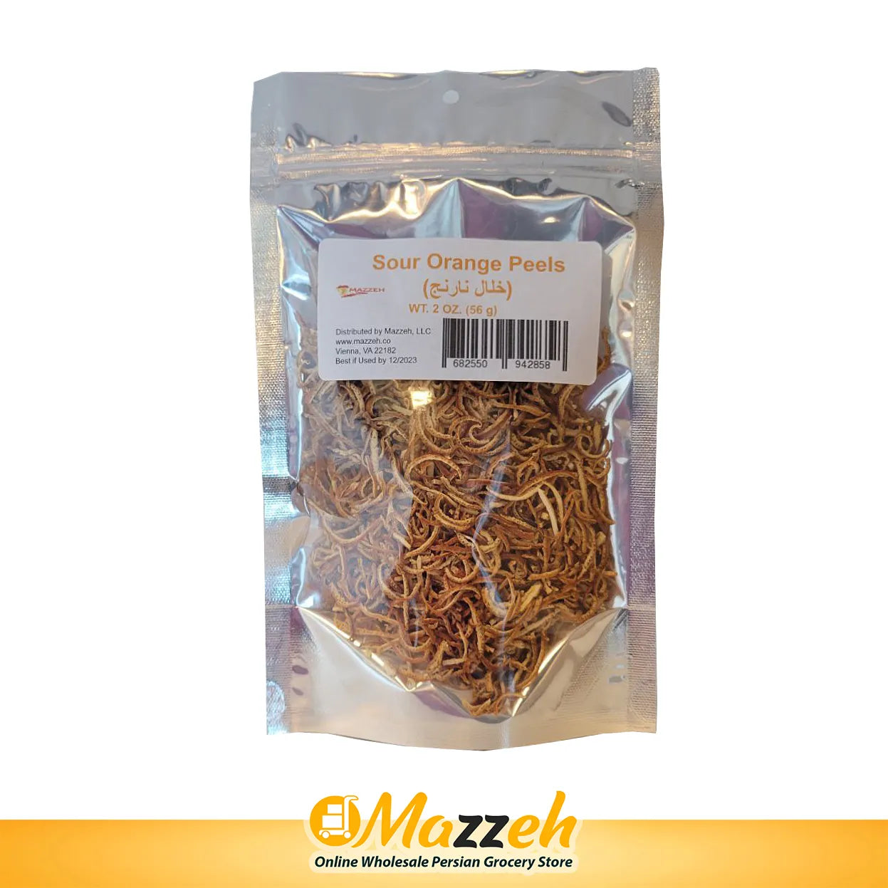 Mazzeh-Slice Sour Orange Peels 56 Gr